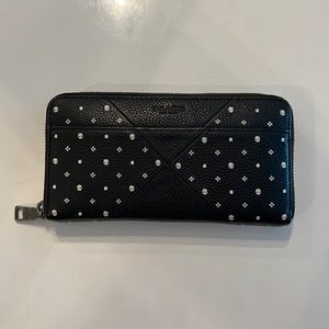 Coach Black and White Skull Wallet